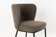 Eetkamerstoel Guus Polyester Bruin 53x55 cm-Eetkamerstoelen-Creating Home