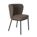 Eetkamerstoel Guus Polyester Bruin 53x55 cm-Eetkamerstoelen-Creating Home