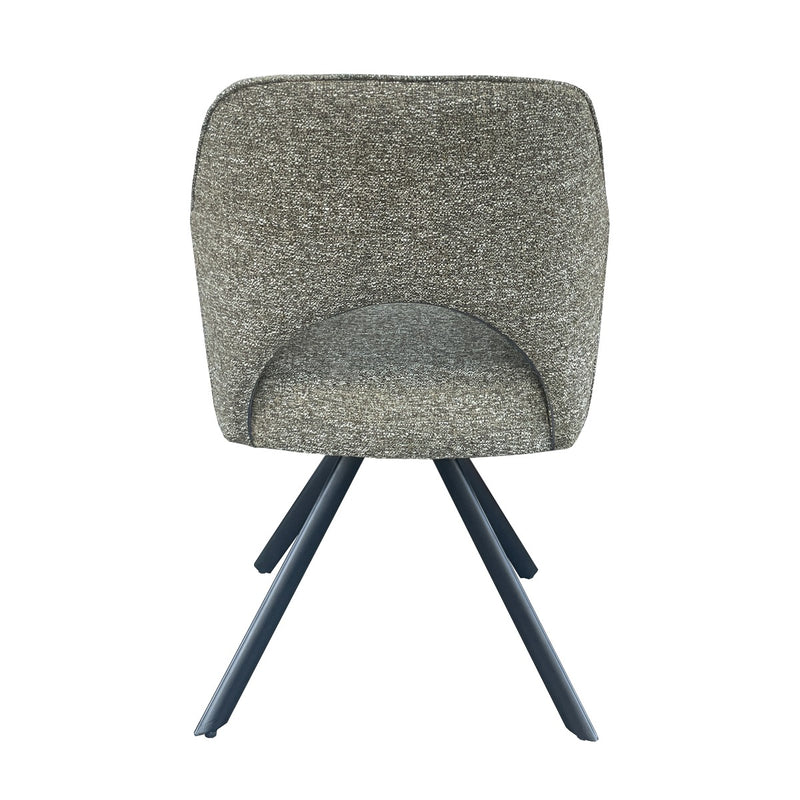 Eetkamerstoel Helen Groen Draaibaar 62 cm 62x62x85 cm-Eetkamerstoelen-Livingfurn