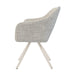 Eetkamerstoel Helen Zand Naturel Draaibaar 62 cm 62x62x85 cm-Eetkamerstoelen-Livingfurn