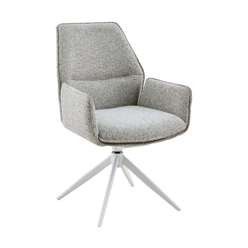 Eetkamerstoel Hera Beige Met armleuning 63x63x83 cm-Eetkamerstoelen-Starfurn