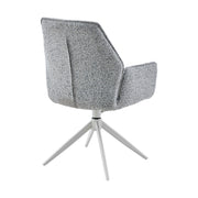 Eetkamerstoel Hera Grijs Met armleuning 63x63x83 cm-Eetkamerstoelen-Starfurn