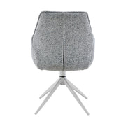 Eetkamerstoel Hera Grijs Met armleuning 63x63x83 cm-Eetkamerstoelen-Starfurn