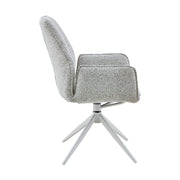 Eetkamerstoel Hera Licht Grijs Met armleuning 63x63x83 cm-Eetkamerstoelen-Starfurn