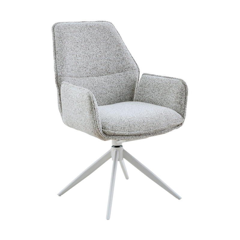 Eetkamerstoel Hera Licht Grijs Met armleuning 63x63x83 cm-Eetkamerstoelen-Starfurn