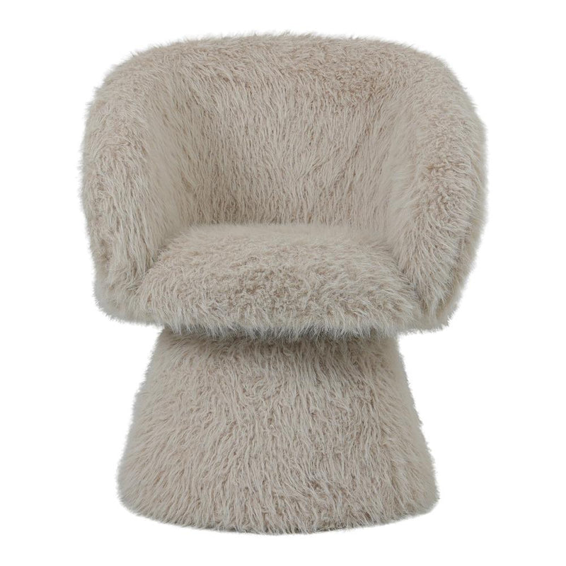 Eetkamerstoel Hermes Polyester Beige-Eetkamerstoelen-PTMD