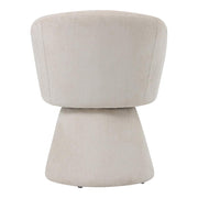 Eetkamerstoel Hermes Polyester Crème-Eetkamerstoelen-PTMD