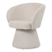 Eetkamerstoel Hermes Polyester Crème-Eetkamerstoelen-PTMD