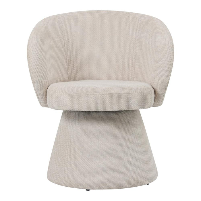 Eetkamerstoel Hermes Polyester Crème-PTMD