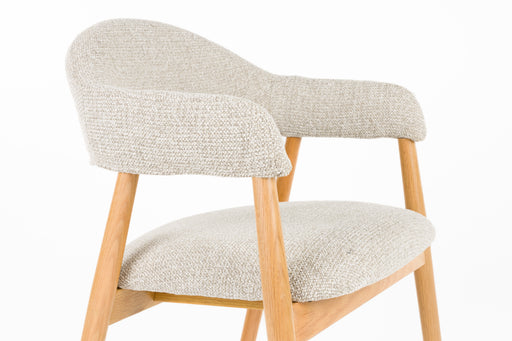 Eetkamerstoel Indy Polyester Bruin 54x56 H81 cm SKU 1000582-Eetkamerstoelen-Creating Home