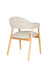 Eetkamerstoel Indy Polyester Bruin 54x56 H81 cm SKU 1000582-Eetkamerstoelen-Creating Home