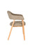 Eetkamerstoel Indy Polyester Bruin 54x56 H81 cm SKU 1000583-Eetkamerstoelen-Creating Home