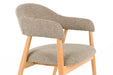 Eetkamerstoel Indy Polyester Bruin 54x56 H81 cm SKU 1000583-Eetkamerstoelen-Creating Home