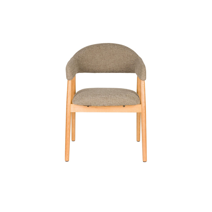 Eetkamerstoel Indy Polyester Bruin 54x56 H81 cm SKU 1000583-Eetkamerstoelen-Creating Home