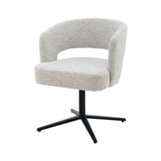 Eetkamerstoel Isabel Beige Draaibaar 63 cm 63x62x78 cm-Eetkamerstoelen-Livingfurn