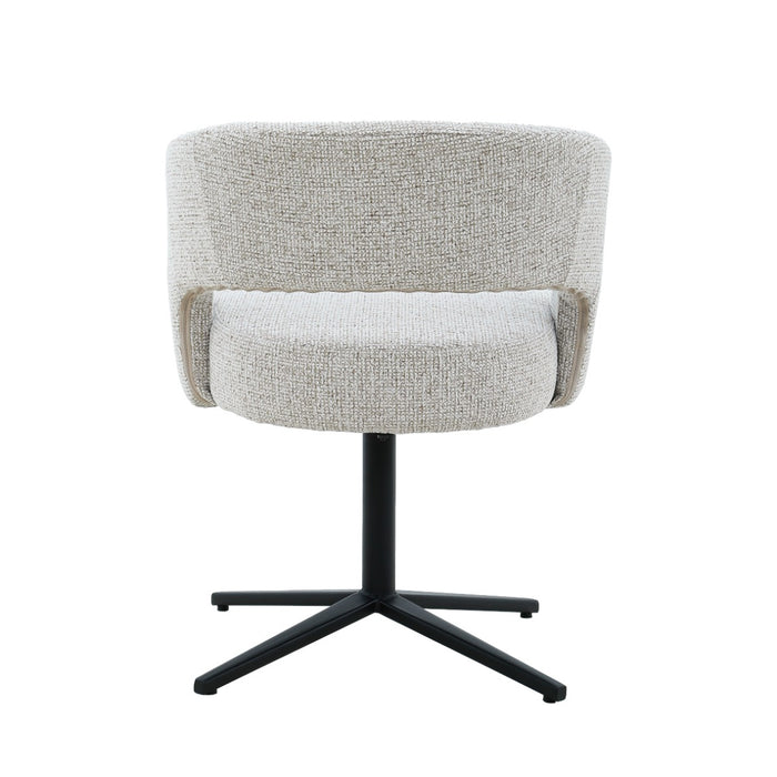 Eetkamerstoel Isabel Beige Draaibaar 63 cm-Eetkamerstoelen-Livingfurn