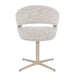 Eetkamerstoel Jade Beige Draaibaar 58 cm 58x62x85 cm-Eetkamerstoelen-Livingfurn