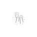 Eetkamerstoel Jake Off White Bouclé Polyacrylic Wit 56x46 cm-Eetkamerstoelen-Creating Home