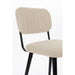 Eetkamerstoel Jake Off White Bouclé Polyacrylic Wit 56x46 cm-Eetkamerstoelen-Creating Home