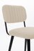 Eetkamerstoel Jake Off White Bouclé Polyacrylic Wit 56x46 cm-Fauteuils-Creating Home