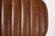 Eetkamerstoel Jake Worn PU Leather Bruin 58x46 cm-Eetkamerstoelen-Creating Home