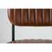 Eetkamerstoel Jake Worn PU Leather Bruin 58x46 cm-Eetkamerstoelen-Creating Home