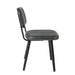Eetkamerstoel Jake Worn PU Leather Zwart 58x46 cm-Eetkamerstoelen-Creating Home