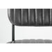 Eetkamerstoel Jake Worn PU Leather Zwart 58x46 cm-Eetkamerstoelen-Creating Home