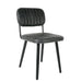 Eetkamerstoel Jake Worn PU Leather Zwart 58x46 cm-Eetkamerstoelen-Creating Home