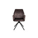 Eetkamerstoel Jamie Hout Plyhout,Polyester Bruin 61x56 cm-Eetkamerstoelen-Creating Home