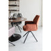 Eetkamerstoel Jamie Rust Plyhout,Polyester Bruin 61x56 cm