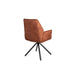 Eetkamerstoel Jamie Rust Plyhout,Polyester Bruin 61x56 cm-Eetkamerstoelen-Creating Home