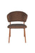 Eetkamerstoel Jasmine Donker Polyester Multi color 63x50 cm-Eetkamerstoelen-Creating Home