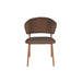 Eetkamerstoel Jasmine Donker Polyester Multi color 63x50 cm-Eetkamerstoelen-Creating Home