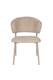 Eetkamerstoel Jasmine Light Polyester Multi color 63x50 cm-Eetkamerstoelen-Creating Home