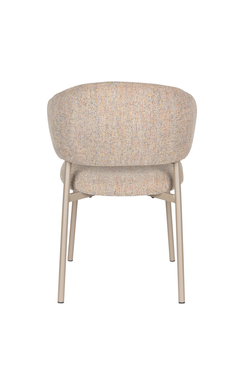 Eetkamerstoel Jasmine Light Polyester Multi color 63x50 cm-Eetkamerstoelen-Creating Home