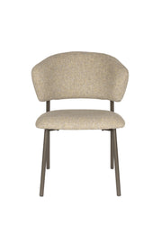 Eetkamerstoel Jasmine Polyester Groen 63x50 cm-Eetkamerstoelen-Creating Home