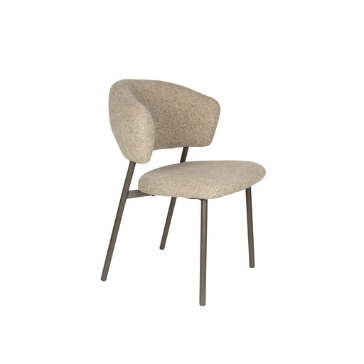 Eetkamerstoel Jasmine Polyester Groen 63x50 cm-Eetkamerstoelen-Creating Home