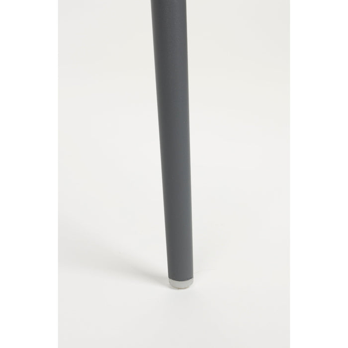 Eetkamerstoel Jeffrey Polypropyleen Grijs 48.5x49 cm-Eetkamerstoelen-Creating Home