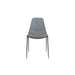Eetkamerstoel Jeffrey Polypropyleen Grijs 48.5x49 cm-Eetkamerstoelen-Creating Home