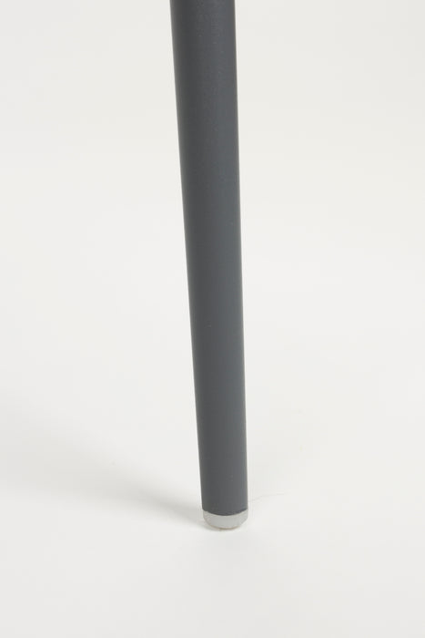 Eetkamerstoel Jeffrey Polypropyleen Grijs 48.5x49 cm-Eetkamerstoelen-Creating Home