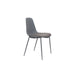 Eetkamerstoel Jeffrey Polypropyleen Grijs 48.5x49 cm-Eetkamerstoelen-Creating Home