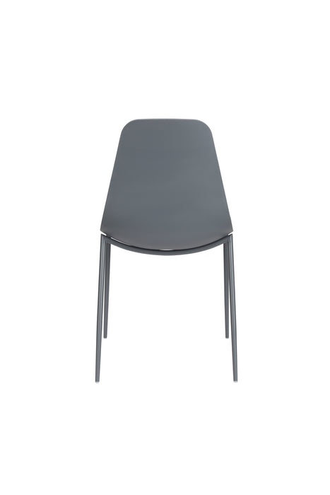 Eetkamerstoel Jeffrey Polypropyleen Grijs 48.5x49 cm-Fauteuils-Creating Home