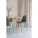 Eetkamerstoel Jeffrey Polypropyleen Groen 48.5x49 cm-Eetkamerstoelen-Creating Home