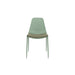 Eetkamerstoel Jeffrey Polypropyleen Groen 48.5x49 cm-Eetkamerstoelen-Creating Home