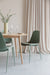 Eetkamerstoel Jeffrey Polypropyleen Groen 48.5x49 cm-Eetkamerstoelen-Creating Home
