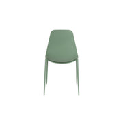 Eetkamerstoel Jeffrey Polypropyleen Groen 48.5x49 cm-Eetkamerstoelen-Creating Home