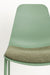 Eetkamerstoel Jeffrey Polypropyleen Groen 48.5x49 cm-Eetkamerstoelen-Creating Home
