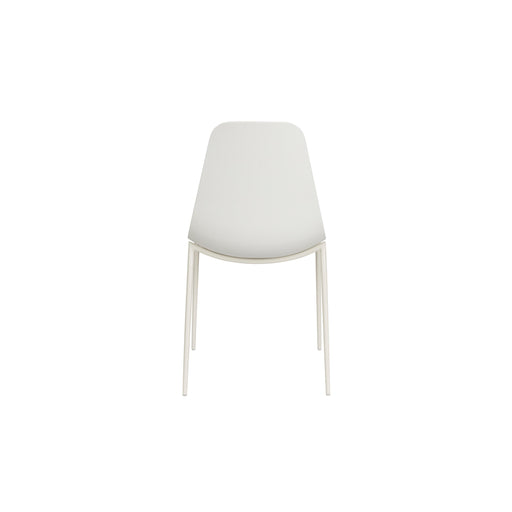 Eetkamerstoel Jeffrey Polypropyleen Wit 48.5x49 cm-Eetkamerstoelen-Creating Home