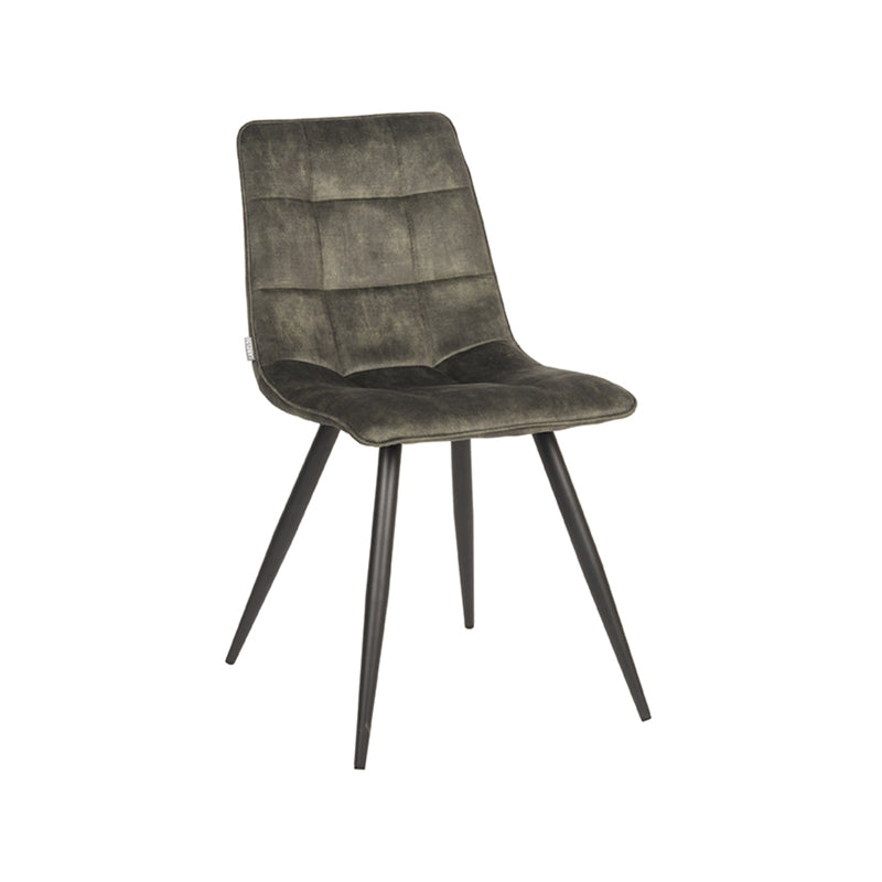Eetkamerstoel Jelt Hunter Velours 45x56x84 cm-Eetkamerstoelen-LABEL51